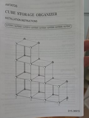 Cube Storage Organizer - White Modular Shelving